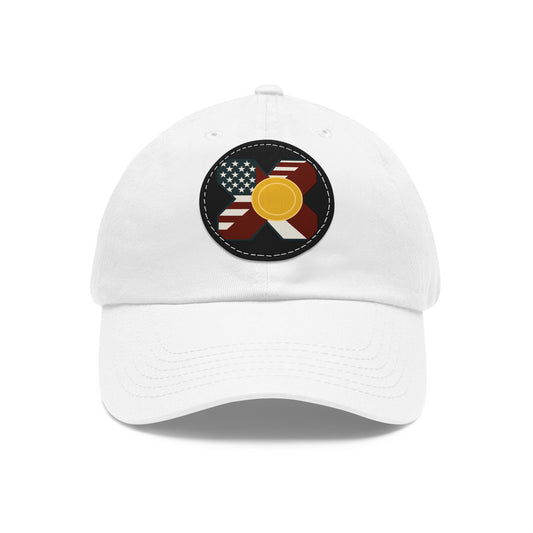 Leather Patch Strap Cap