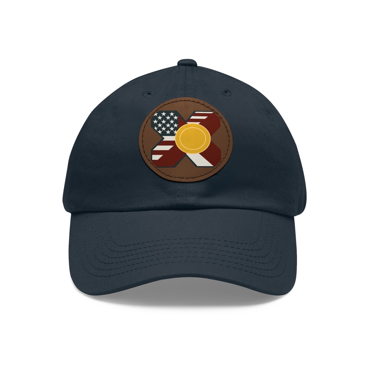 Leather Patch Strap Cap