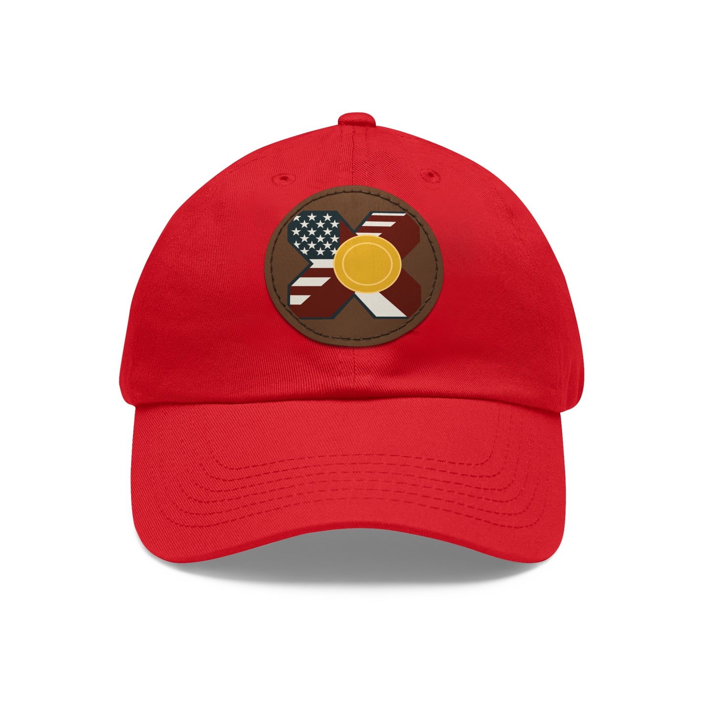 Leather Patch Strap Cap