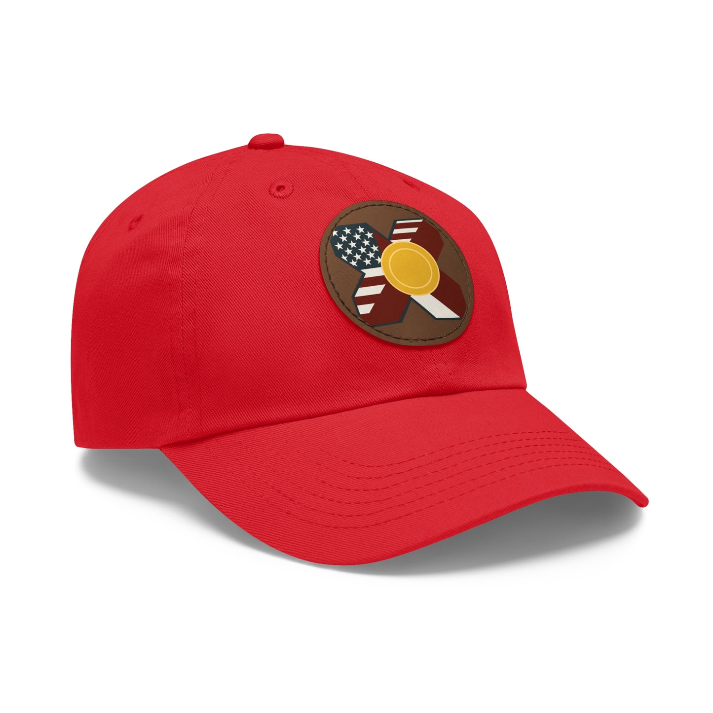 Leather Patch Strap Cap