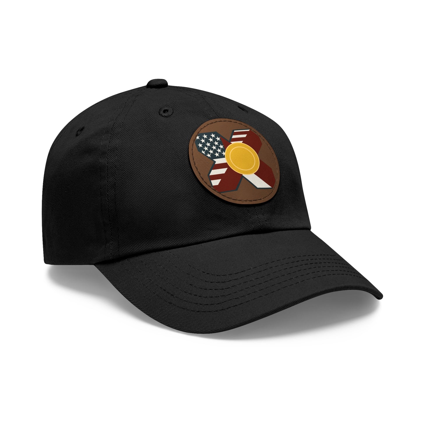 Leather Patch Strap Cap