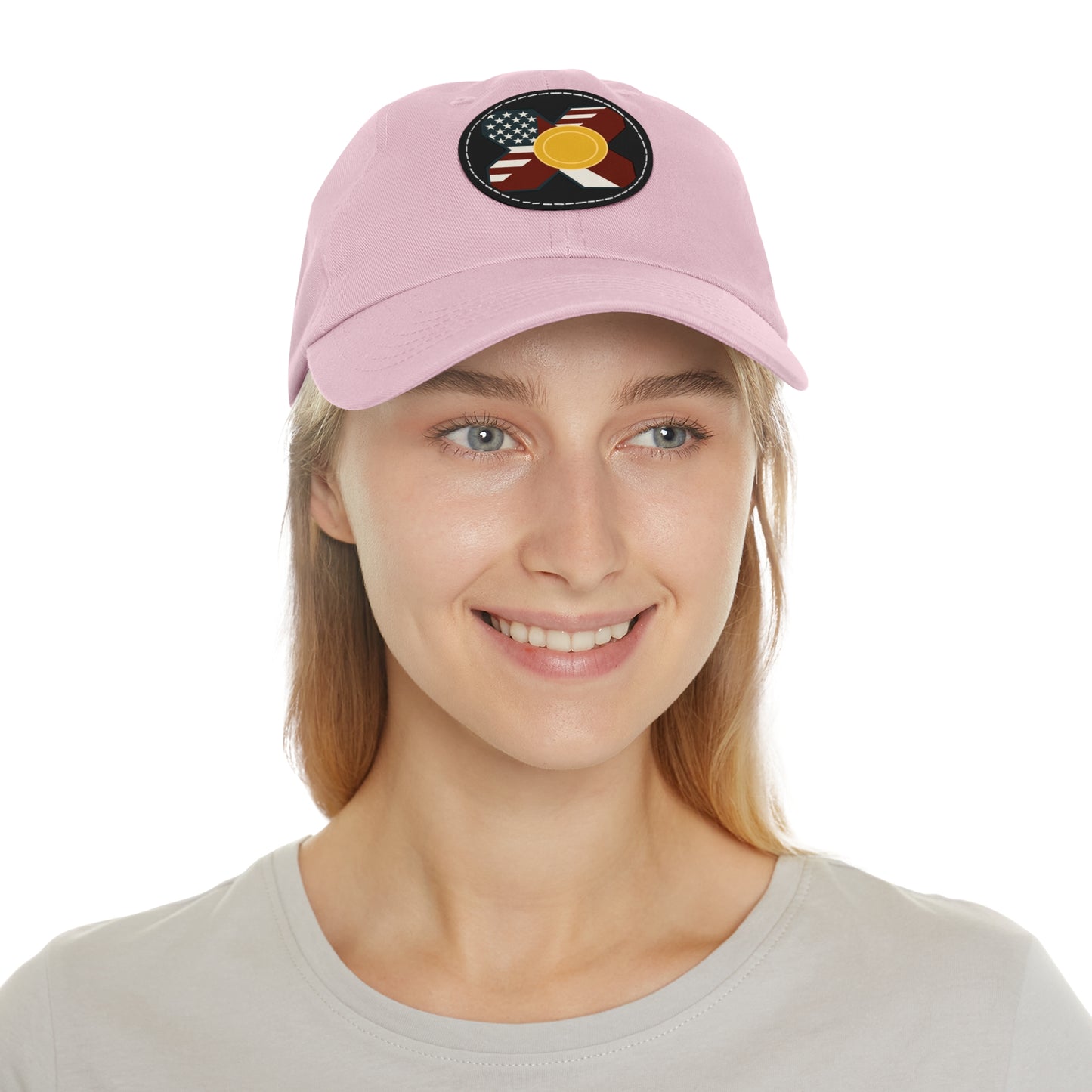 Leather Patch Strap Cap