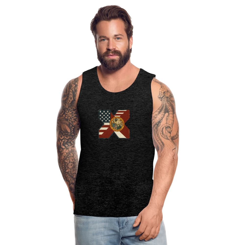FLAmericans Men’s Premium Tank - charcoal grey