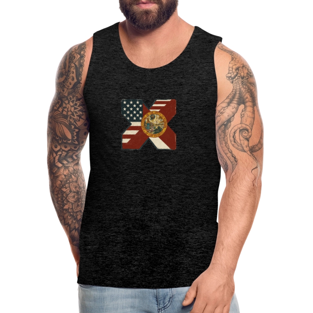 FLAmericans Men’s Premium Tank - charcoal grey