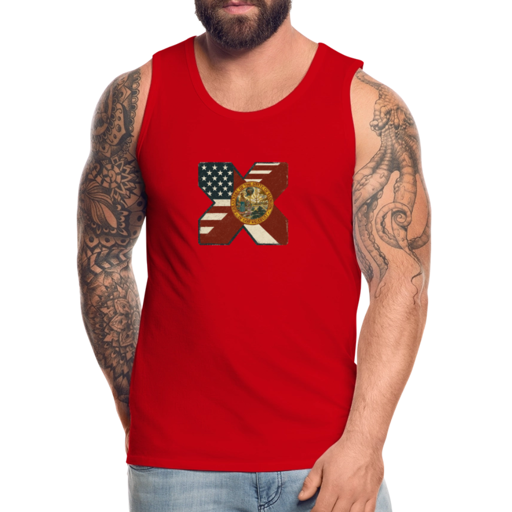FLAmericans Men’s Premium Tank - red