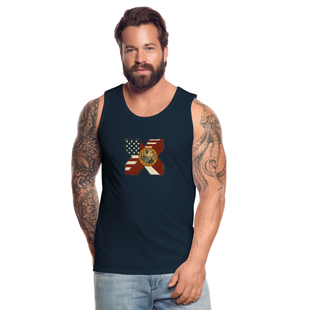 FLAmericans Men’s Premium Tank - deep navy