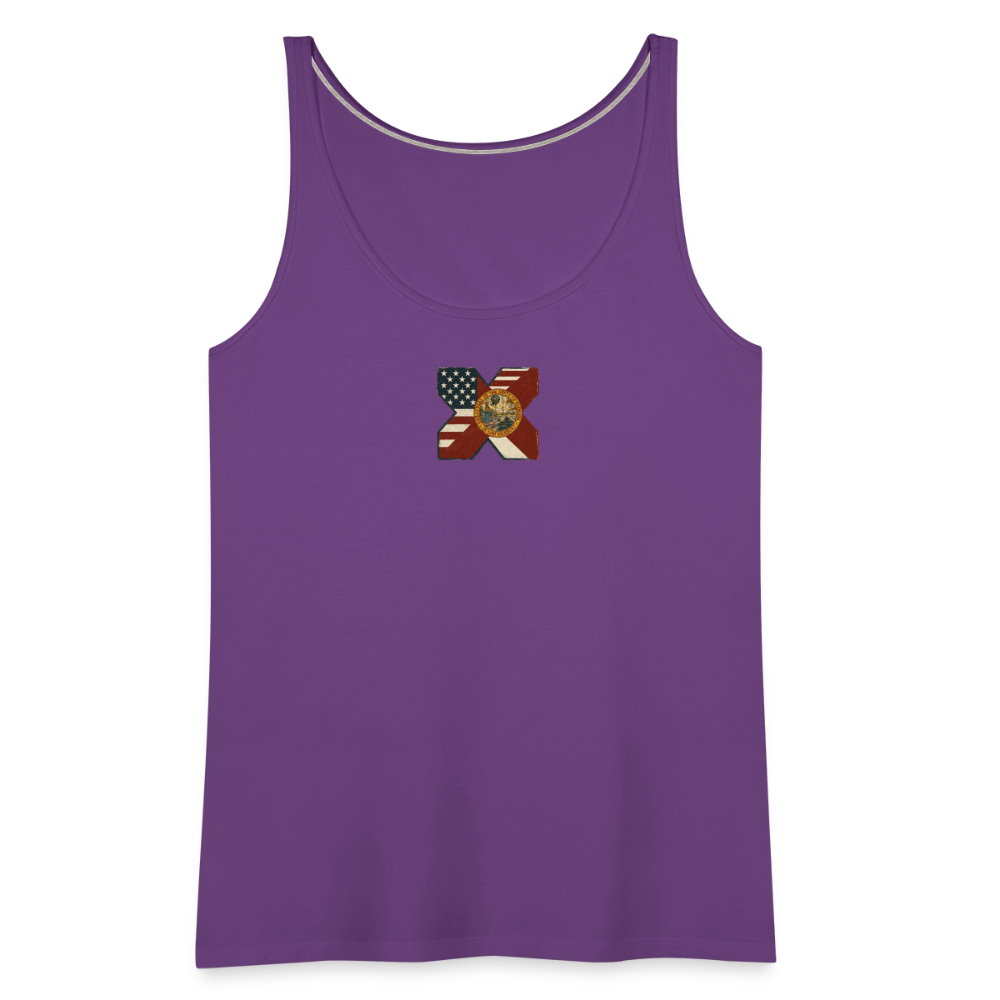 FLAmericans Women’s Premium Tank - purple