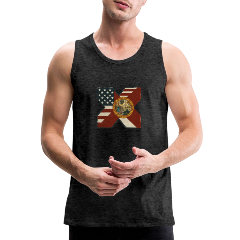 FLAmericans Men’s Premium Tank - charcoal grey