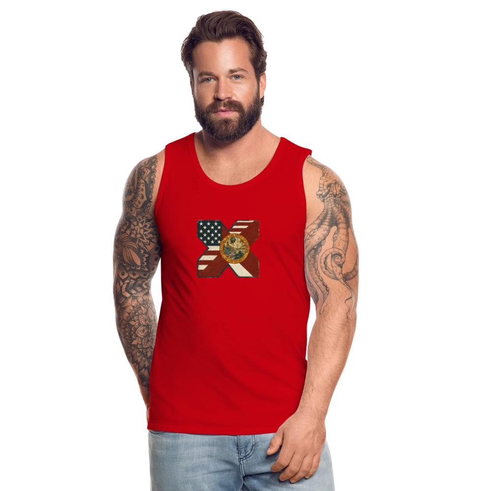 FLAmericans Men’s Premium Tank - red