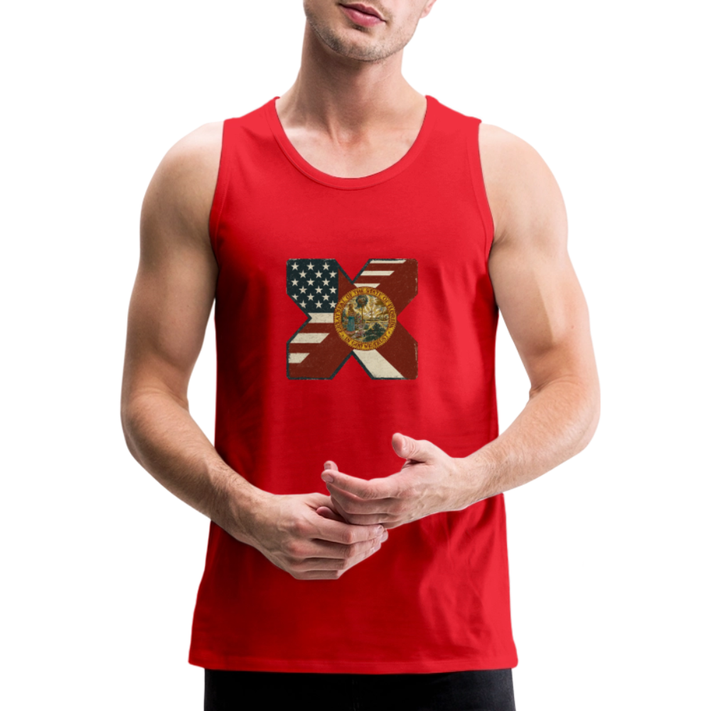FLAmericans Men’s Premium Tank - red