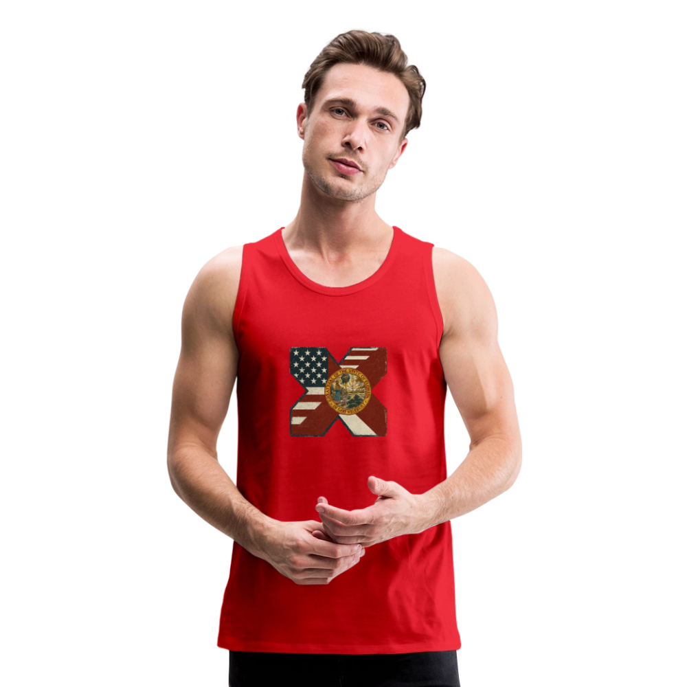 FLAmericans Men’s Premium Tank - red