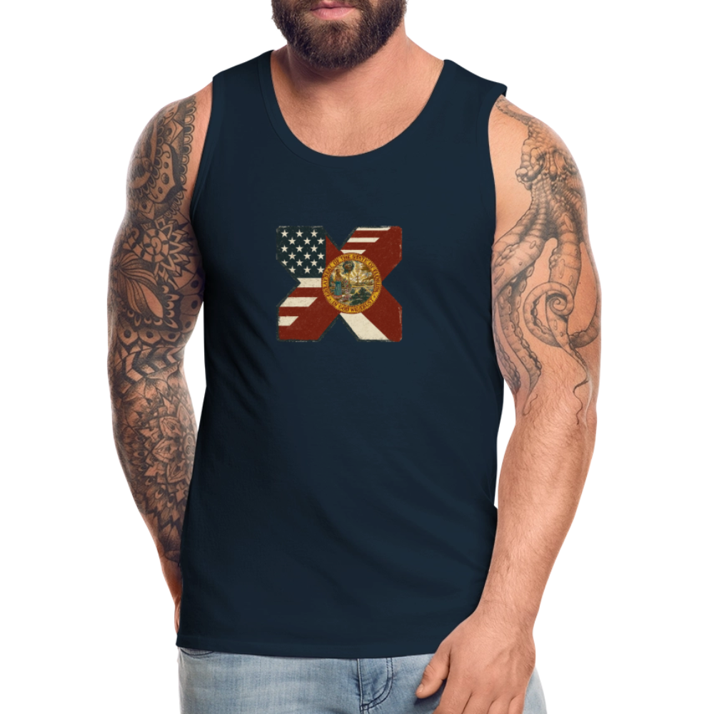 FLAmericans Men’s Premium Tank - deep navy
