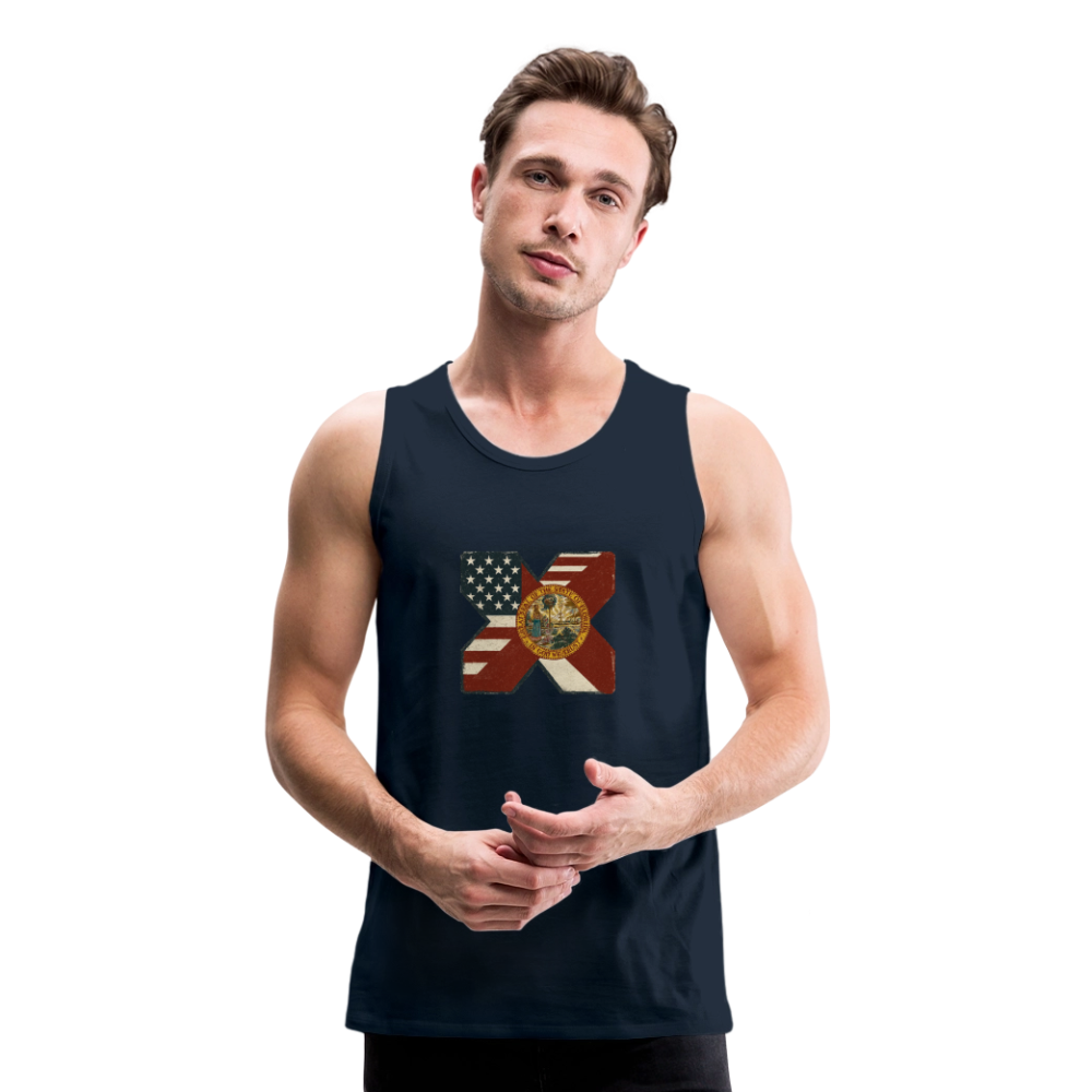 FLAmericans Men’s Premium Tank - deep navy