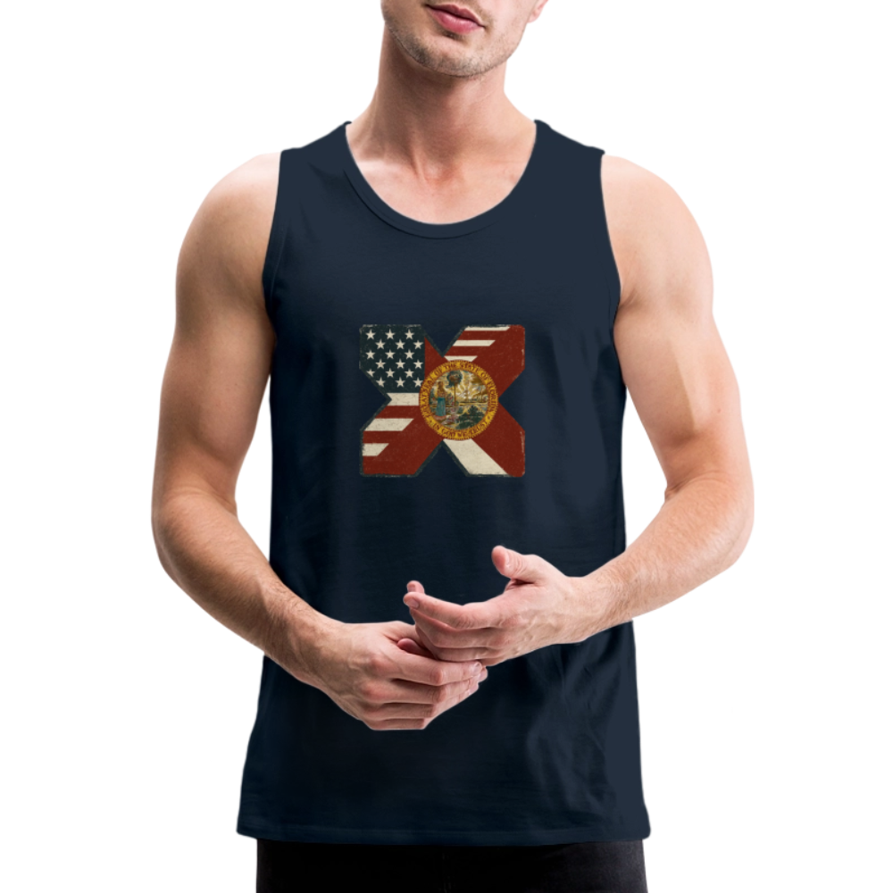 FLAmericans Men’s Premium Tank - deep navy