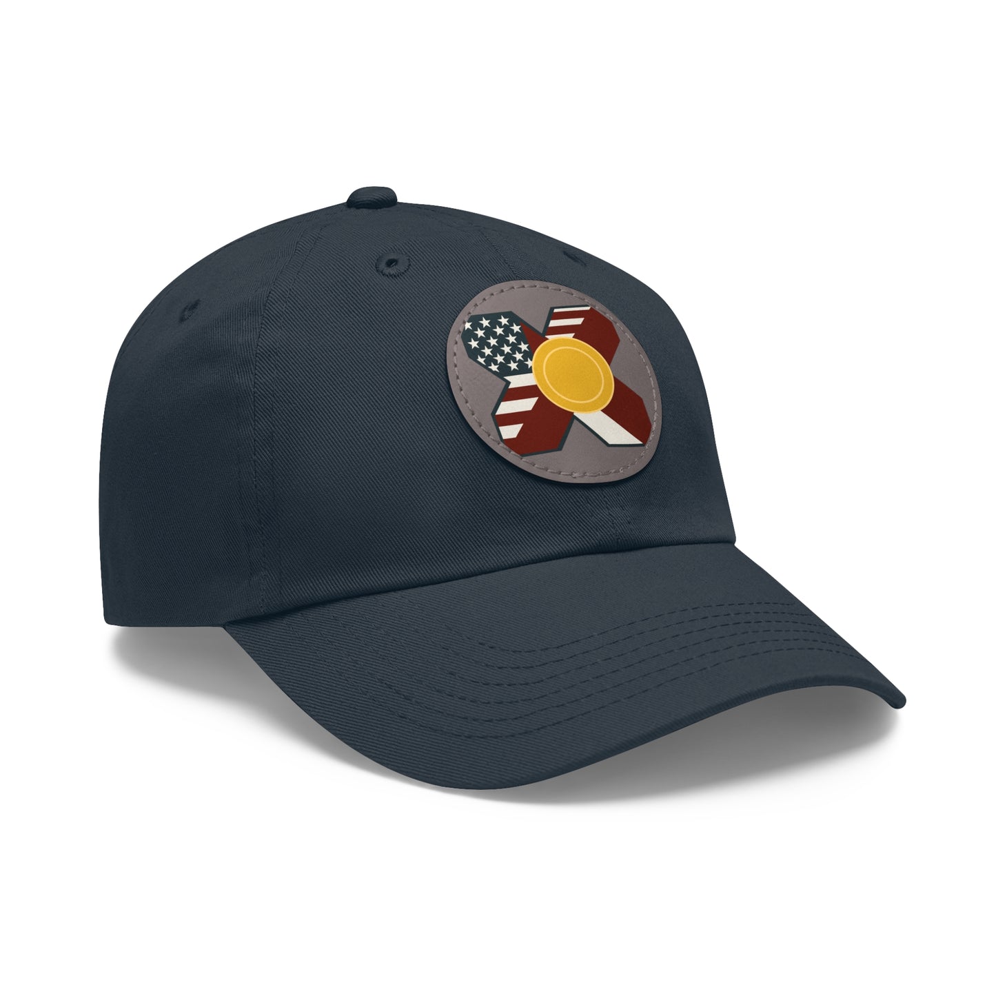Leather Patch Strap Cap