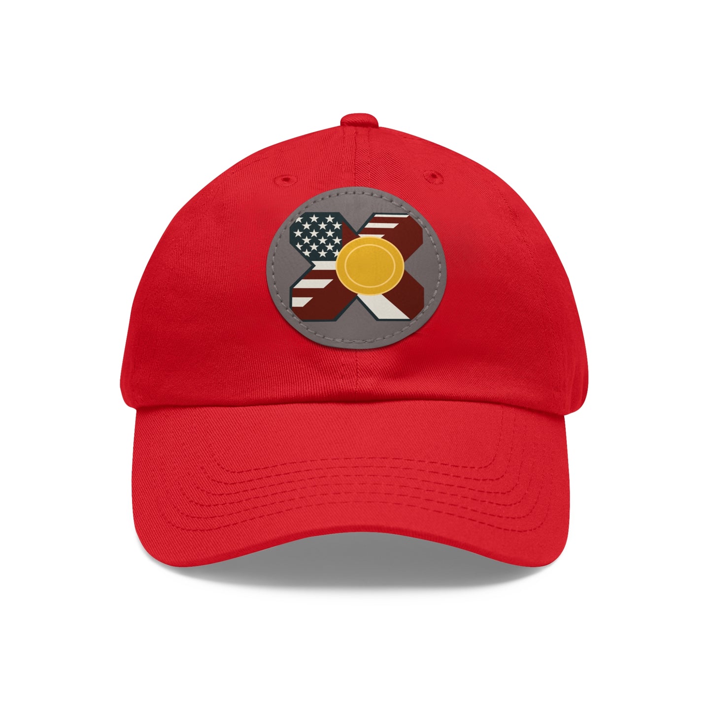 Leather Patch Strap Cap