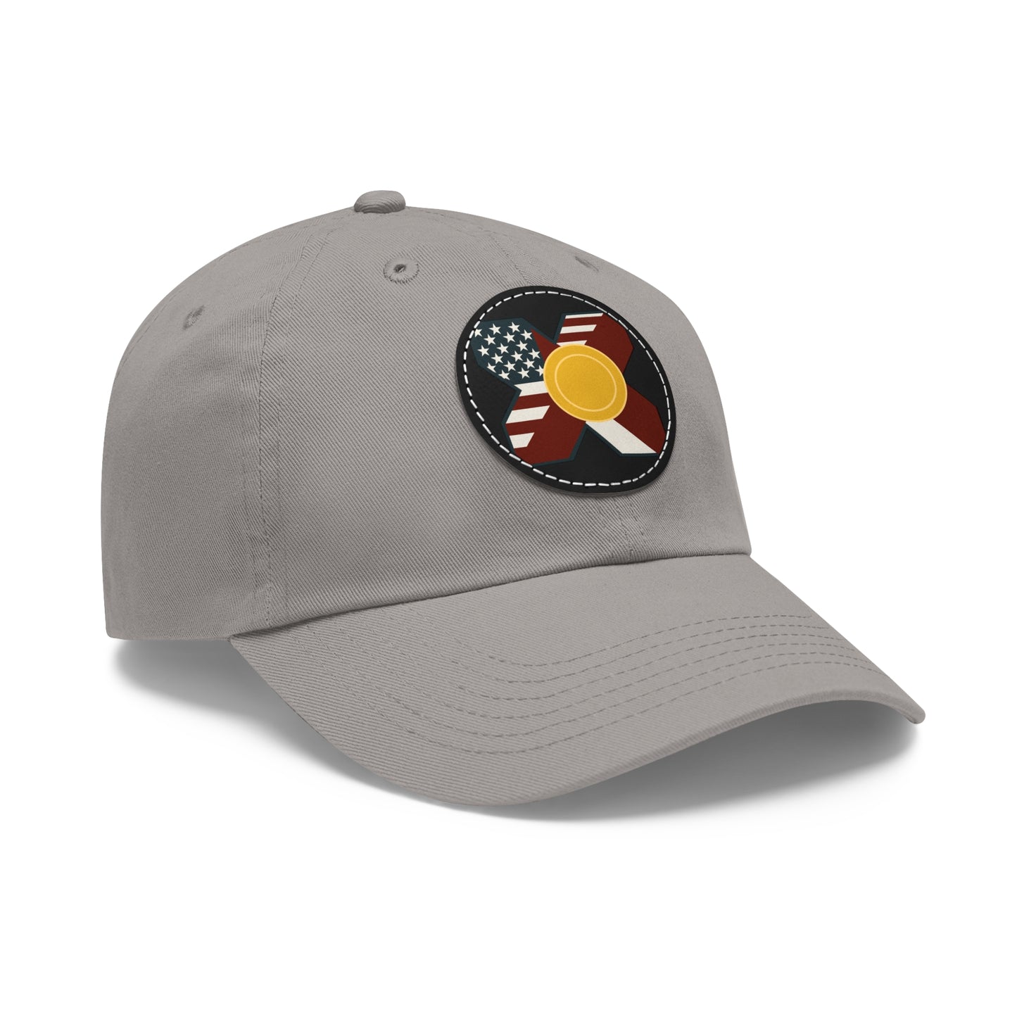 Leather Patch Strap Cap