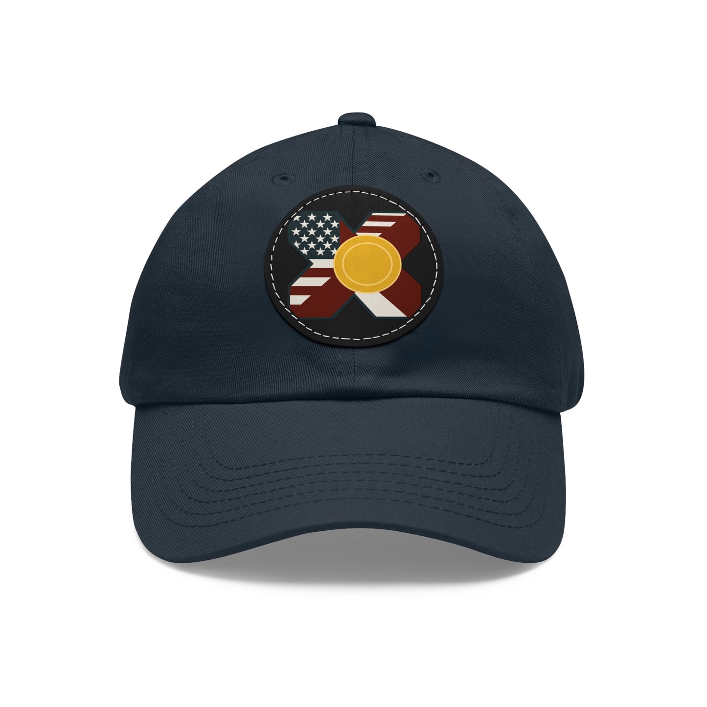 Leather Patch Strap Cap