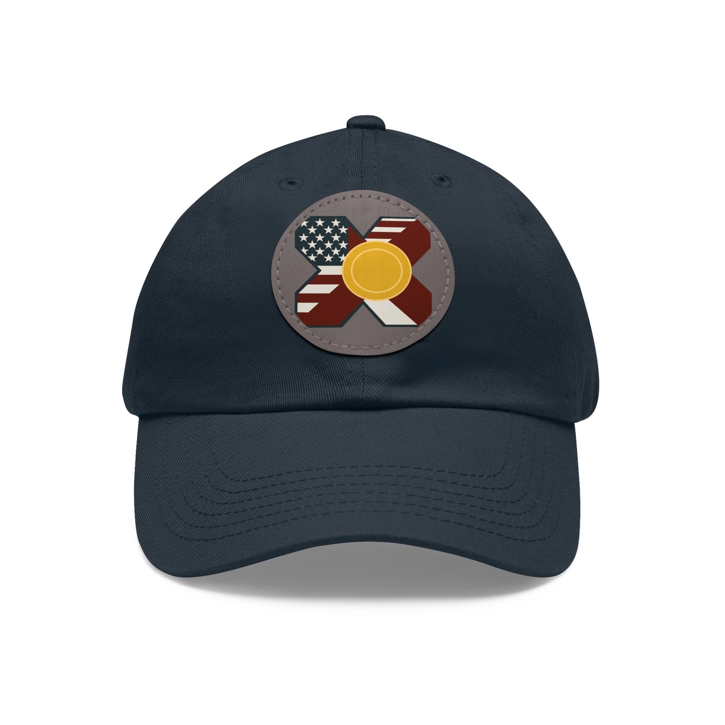 Leather Patch Strap Cap