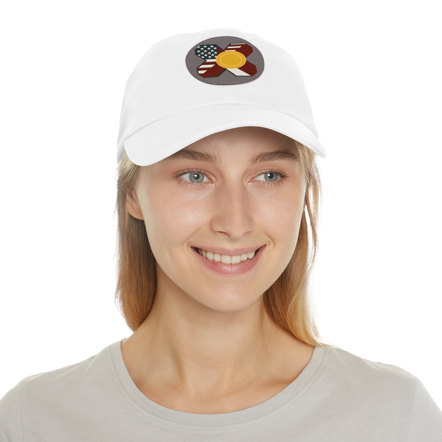Leather Patch Strap Cap