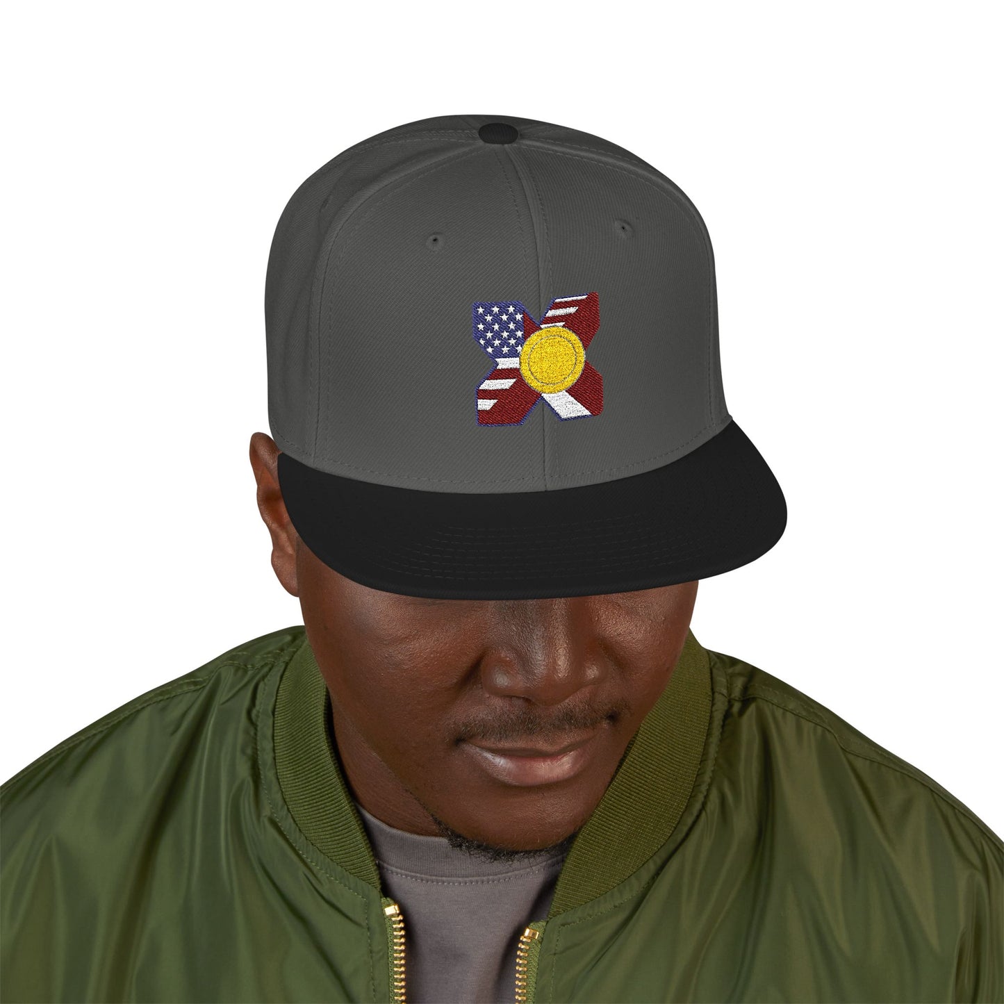 Embroidered Snapback