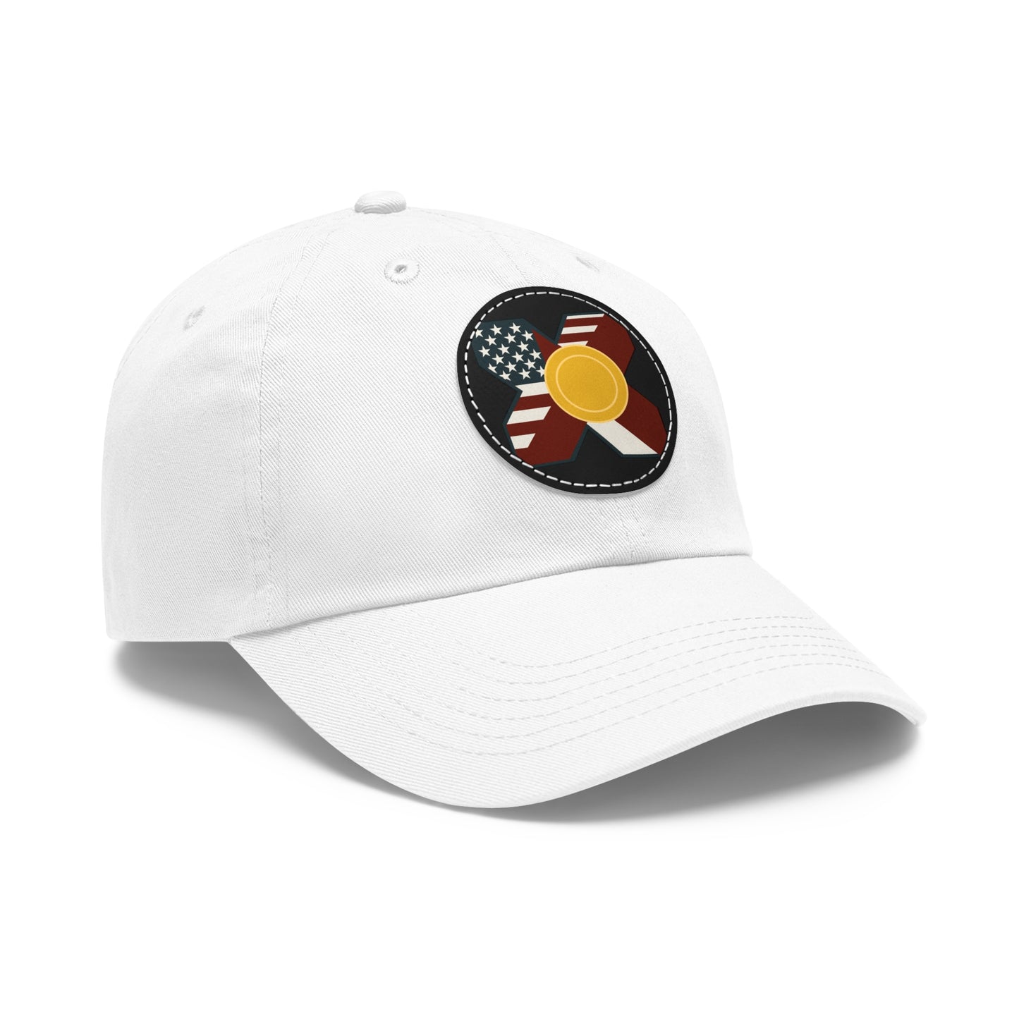 Leather Patch Strap Cap
