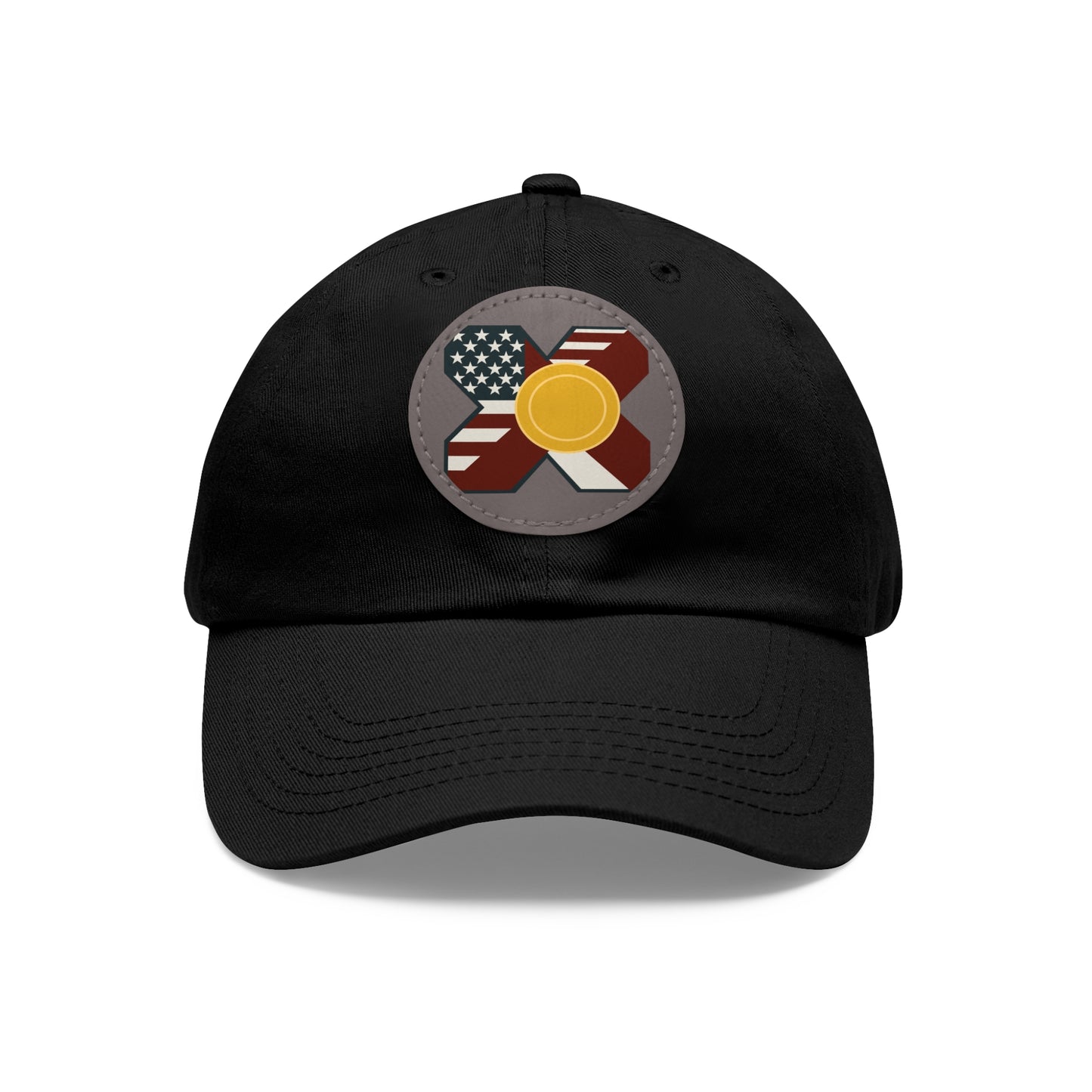 Leather Patch Strap Cap