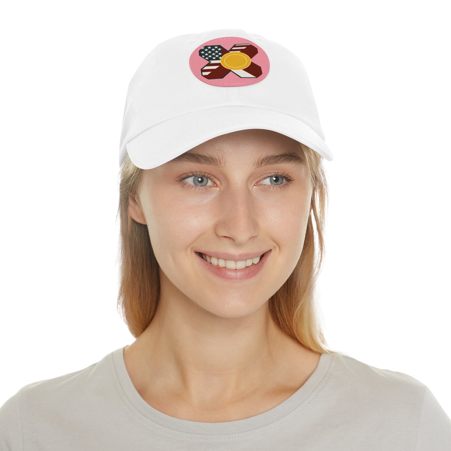 Leather Patch Strap Cap