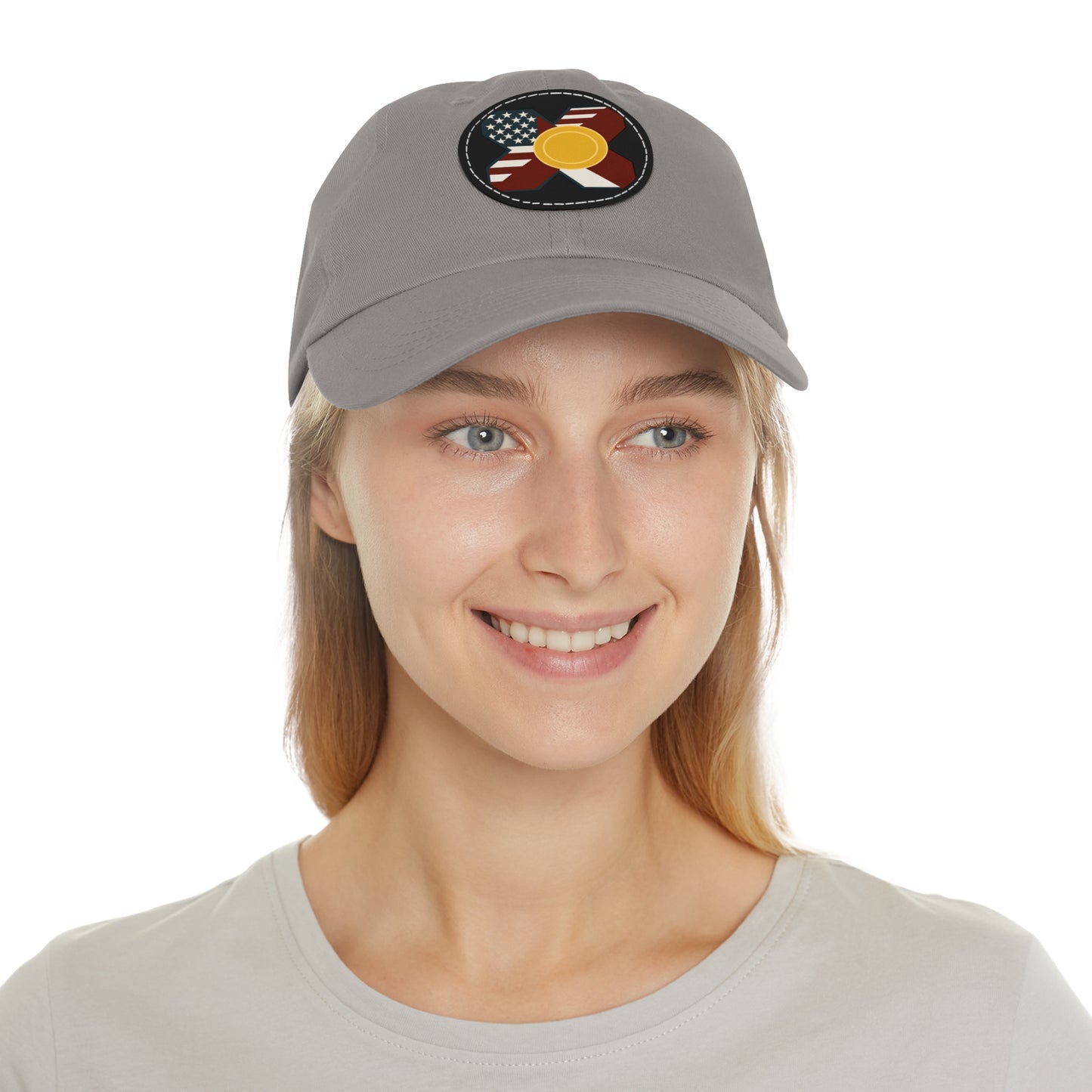 Leather Patch Strap Cap