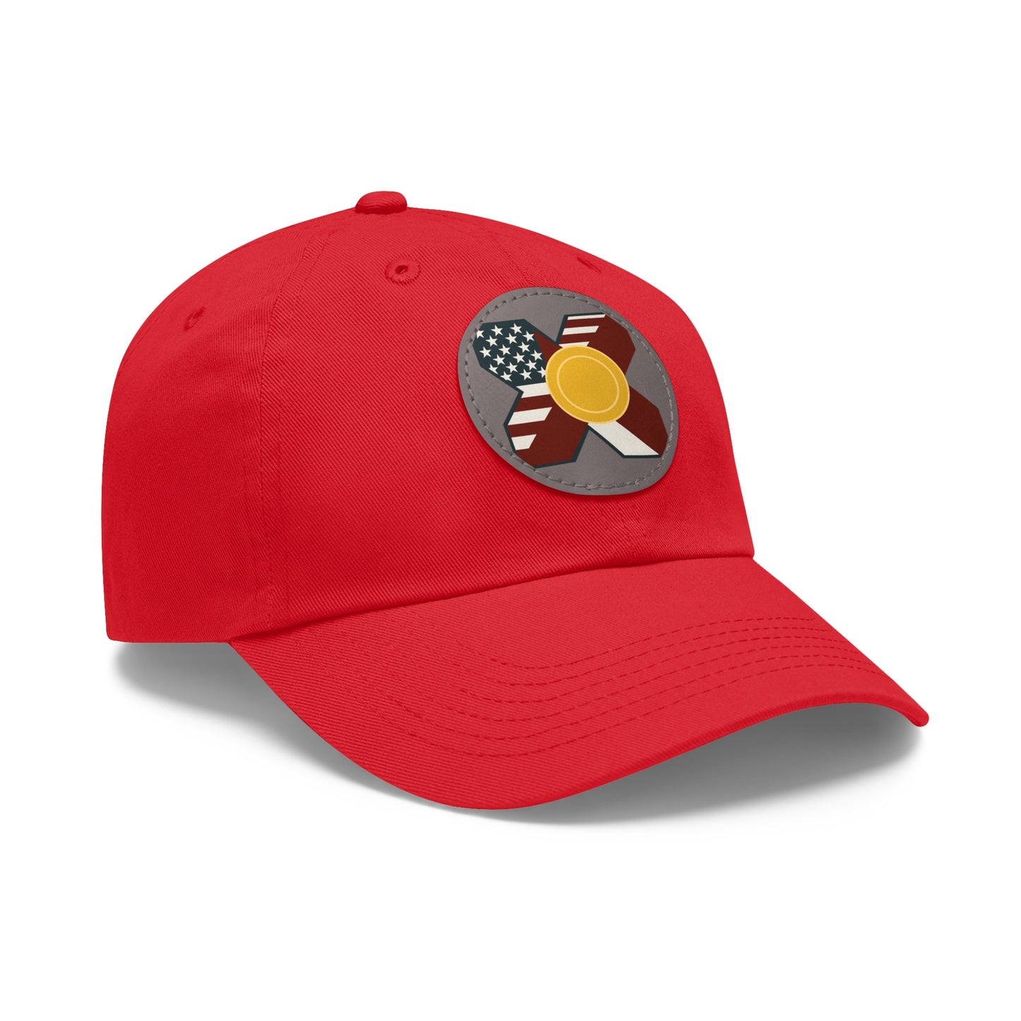 Leather Patch Strap Cap