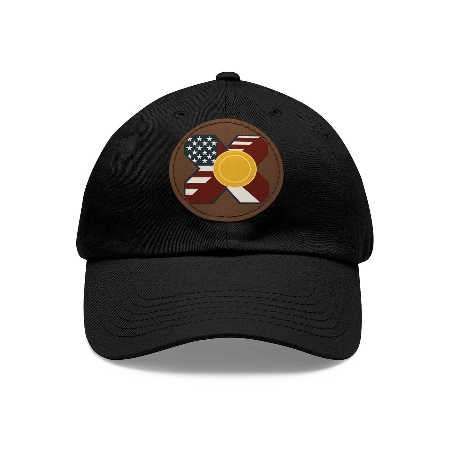 Leather Patch Strap Cap