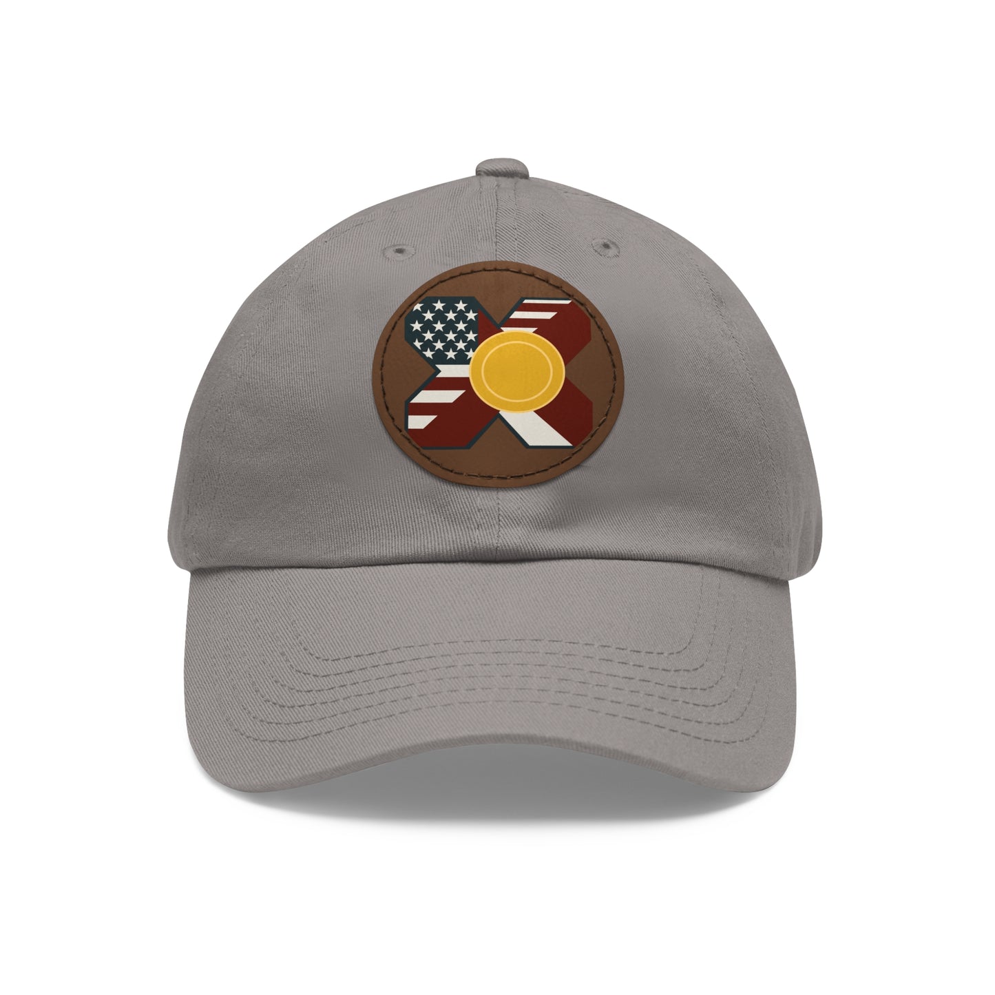 Leather Patch Strap Cap