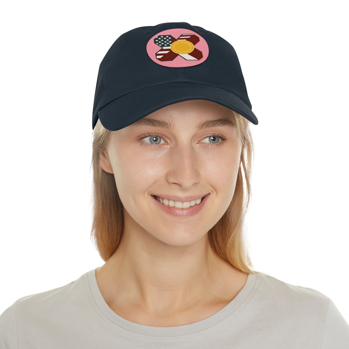 Leather Patch Strap Cap