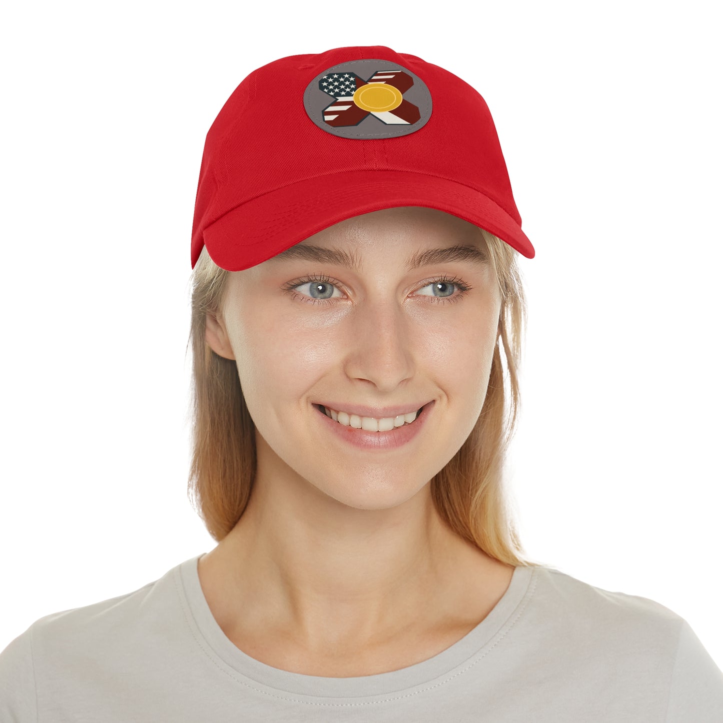 Leather Patch Strap Cap
