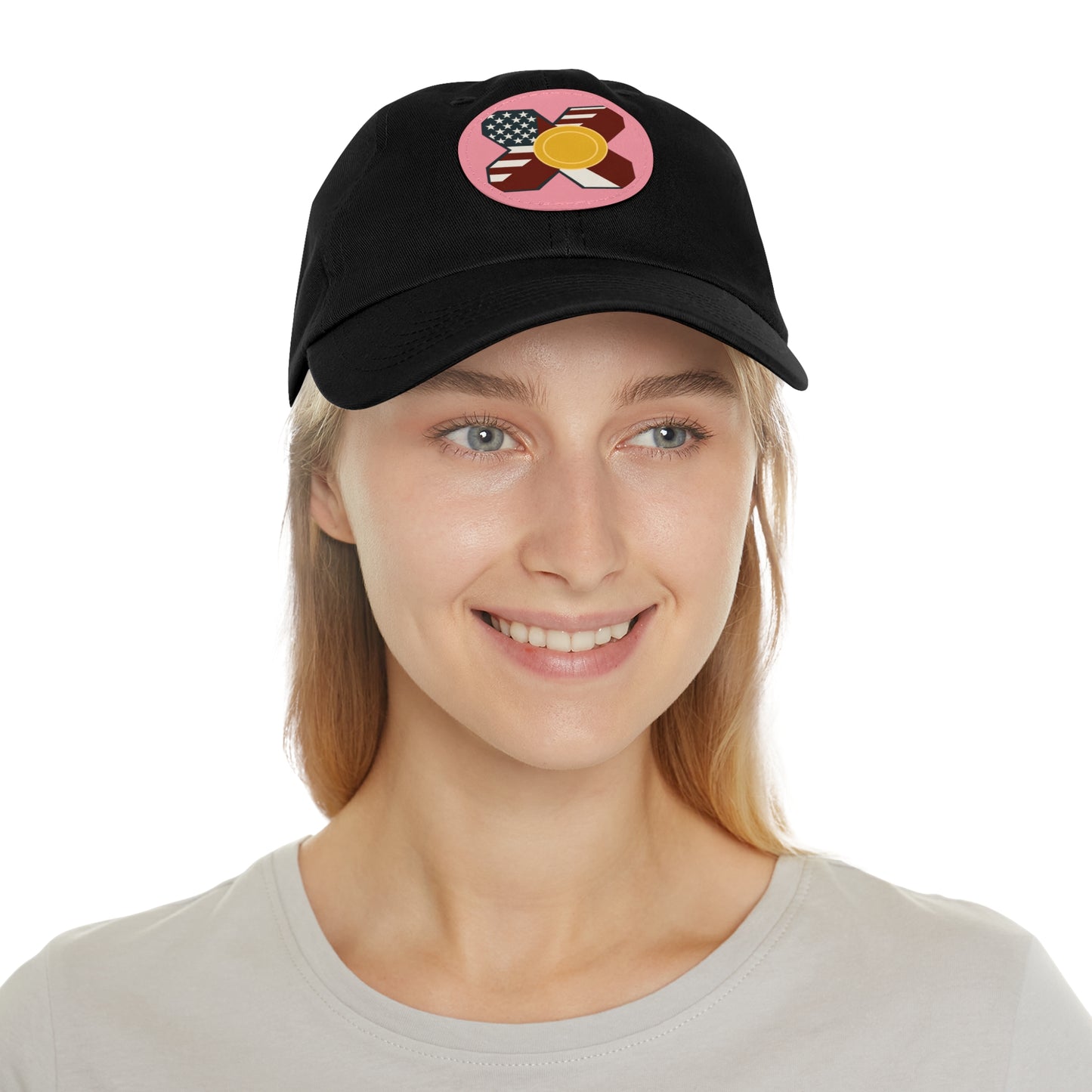 Leather Patch Strap Cap