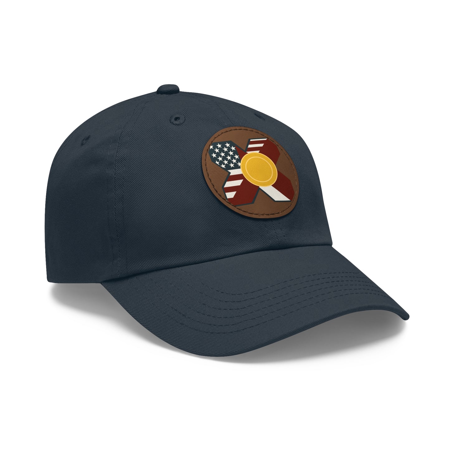 Leather Patch Strap Cap
