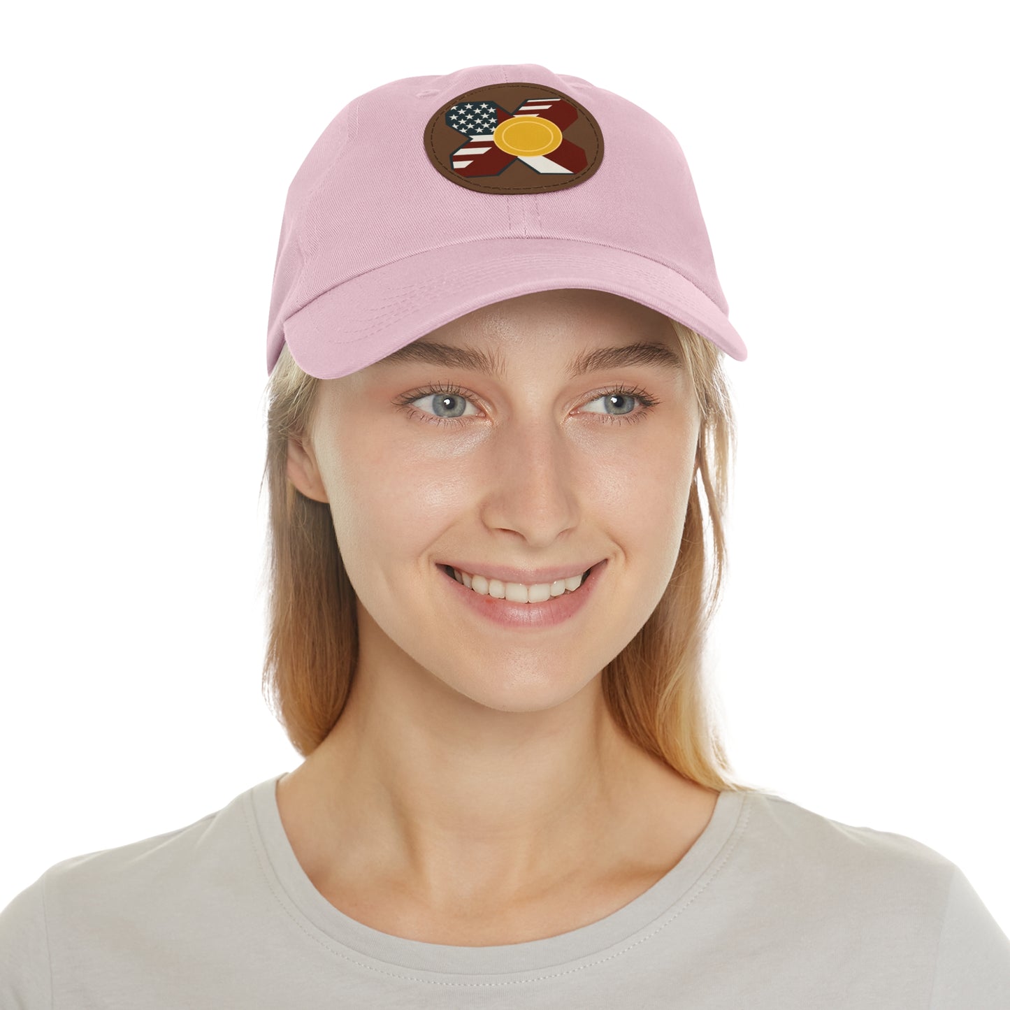 Leather Patch Strap Cap
