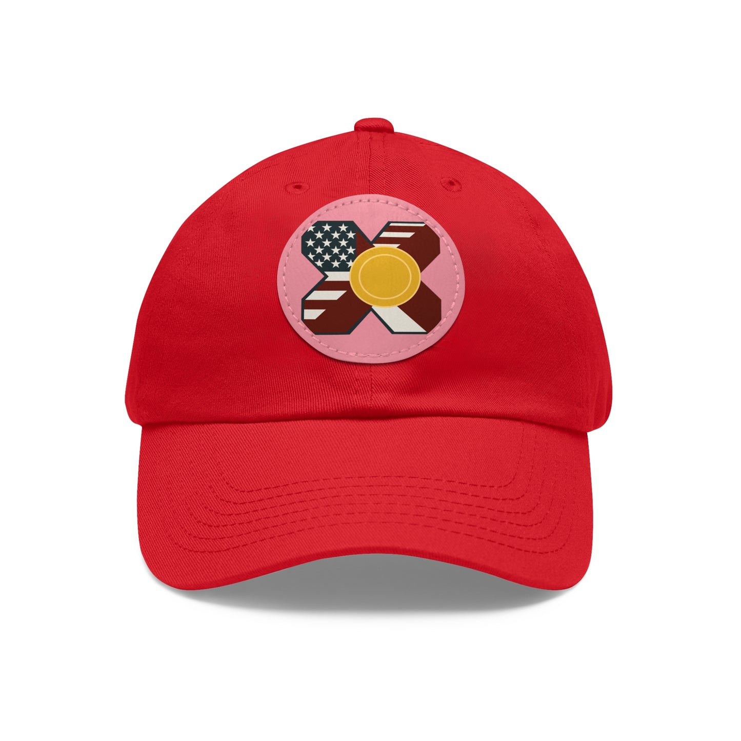 Leather Patch Strap Cap