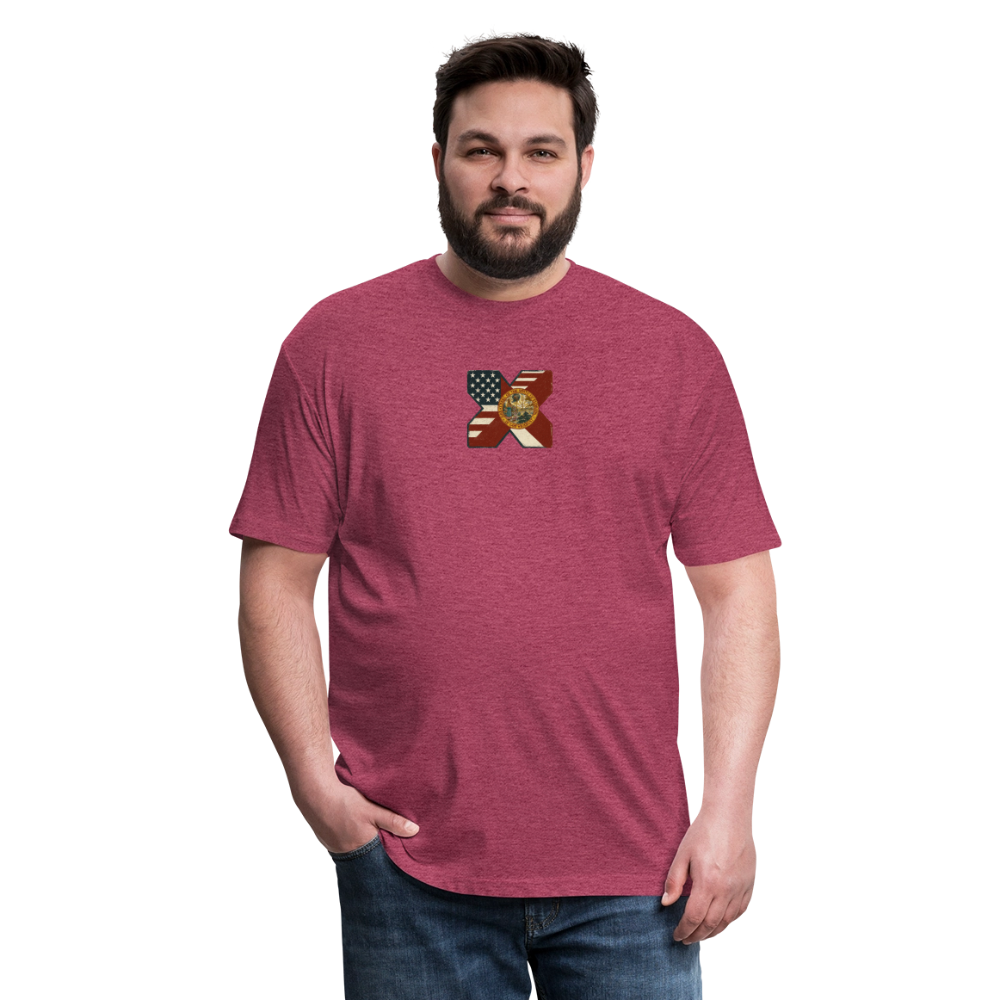 FLAmericans Premium Fitted - heather burgundy