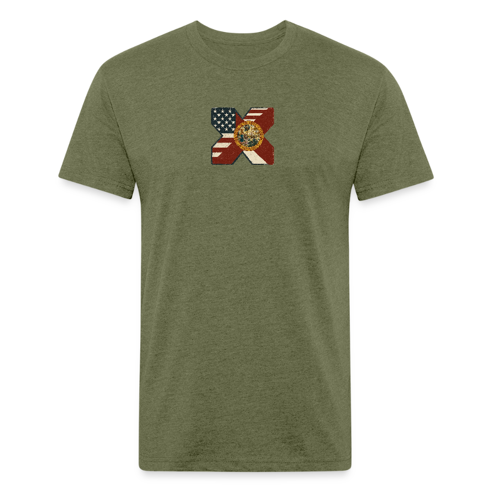 FLAmericans Premium Fitted - heather military green