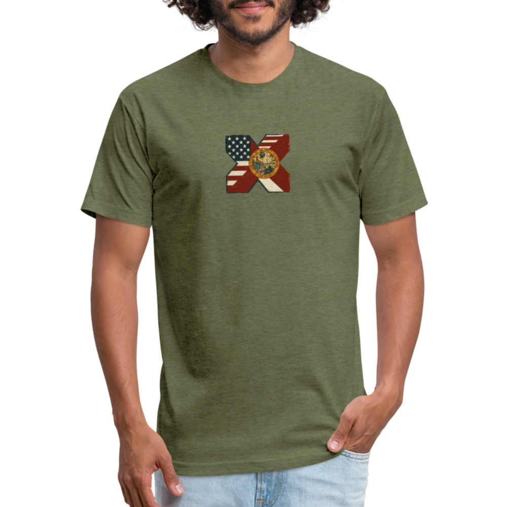 FLAmericans Premium Fitted - heather military green