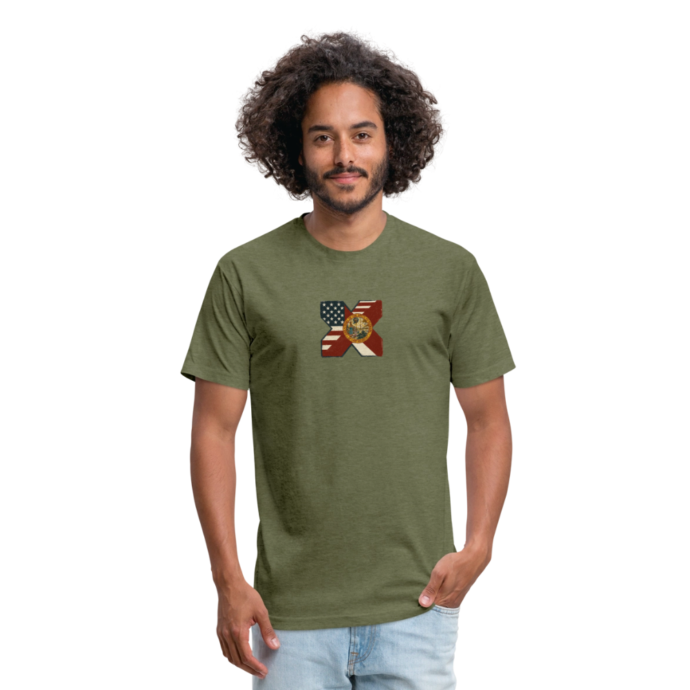 FLAmericans Premium Fitted - heather military green