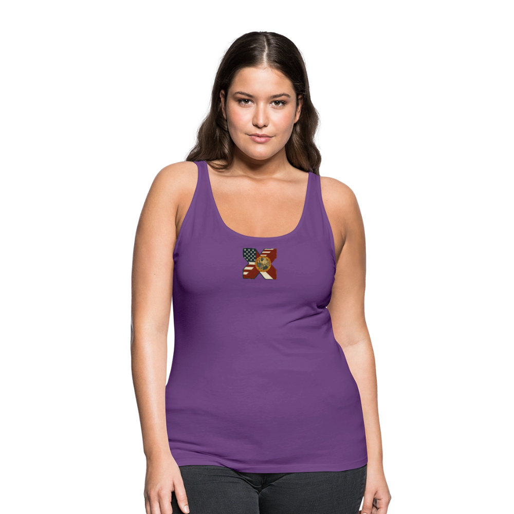 FLAmericans Women’s Premium Tank - purple