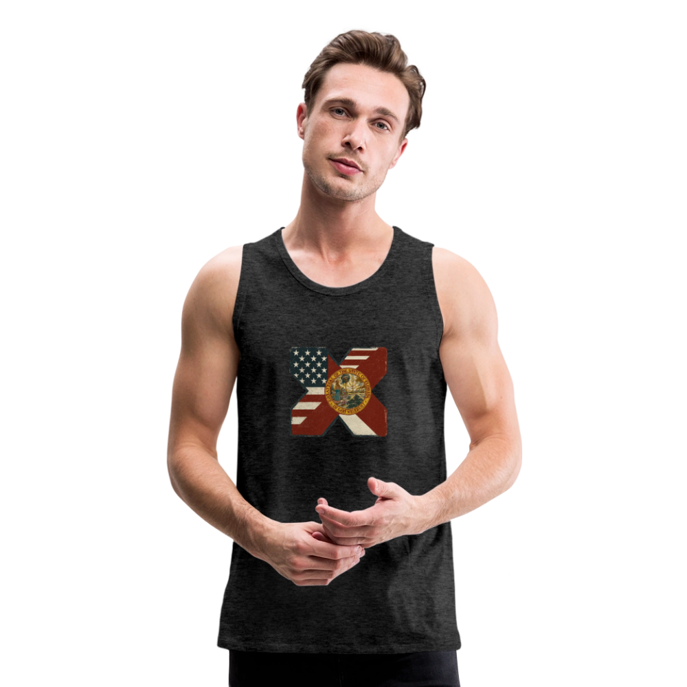 FLAmericans Men’s Premium Tank - charcoal grey