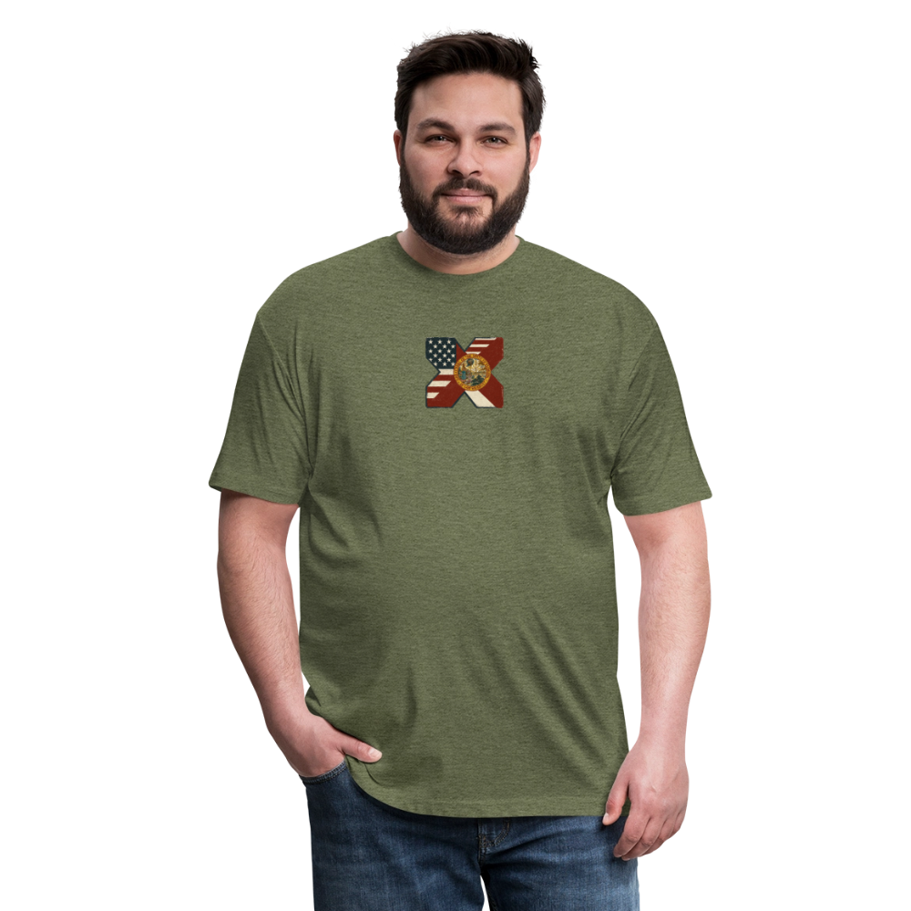 FLAmericans Premium Fitted - heather military green