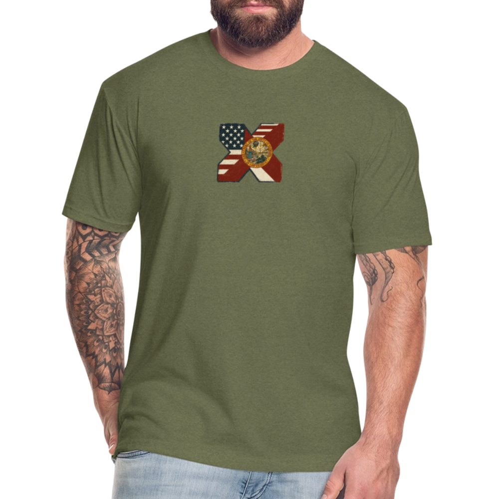 FLAmericans Premium Fitted - heather military green
