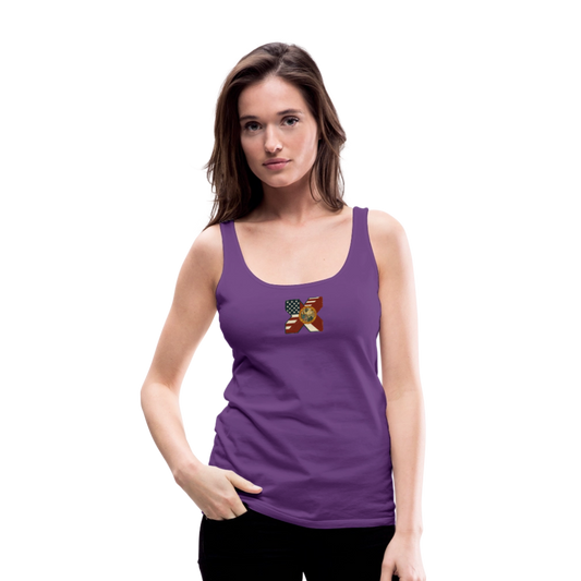 FLAmericans Women’s Premium Tank - purple