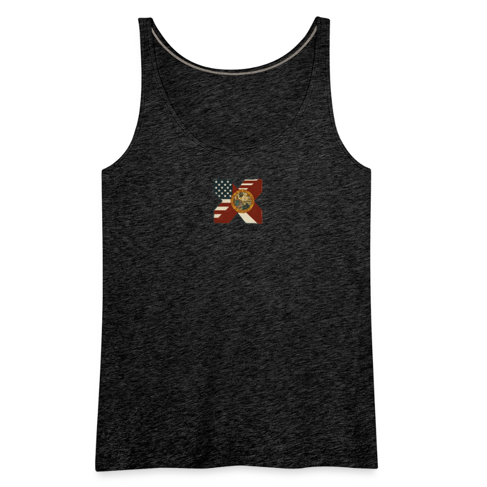 FLAmericans Women’s Premium Tank - charcoal grey