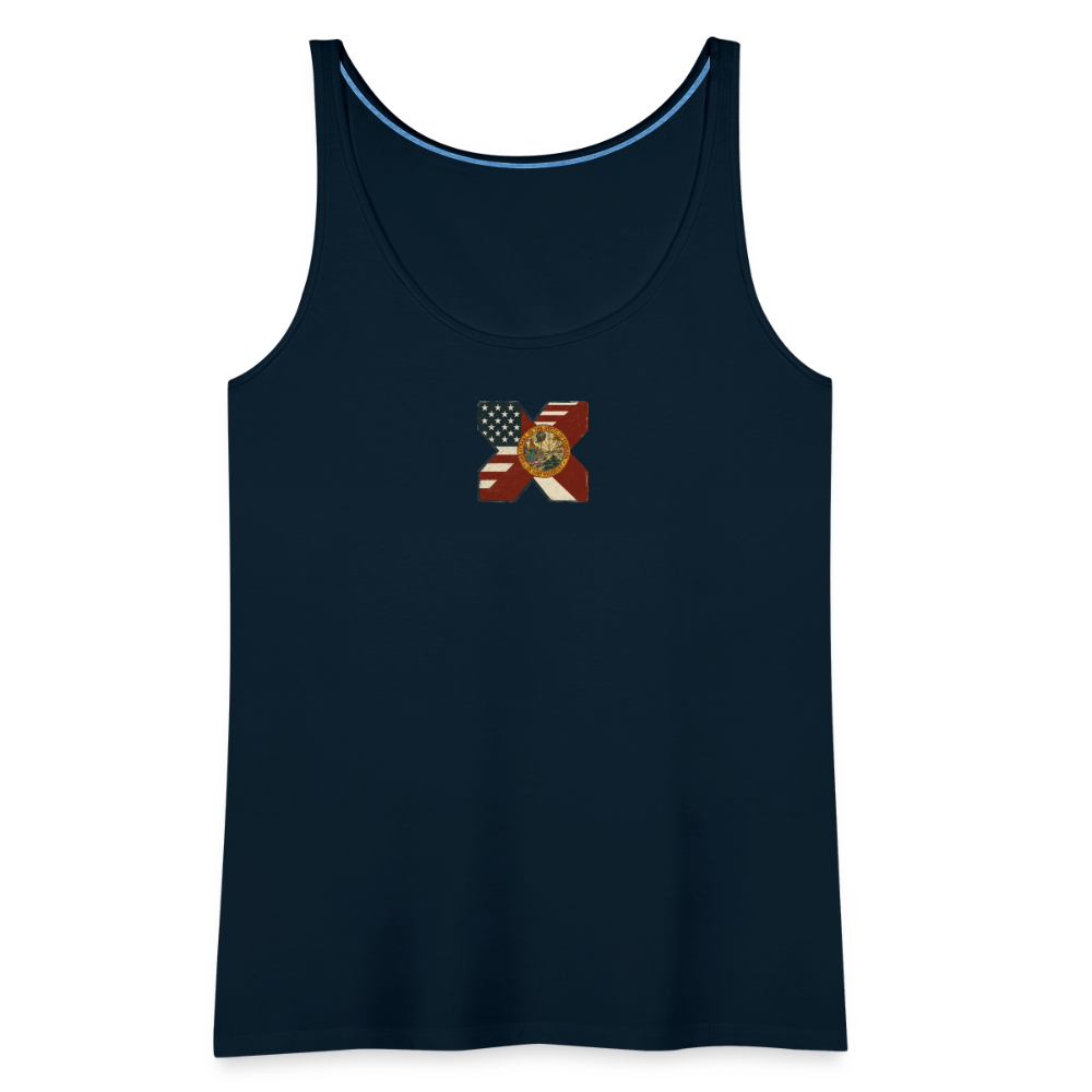FLAmericans Women’s Premium Tank - deep navy