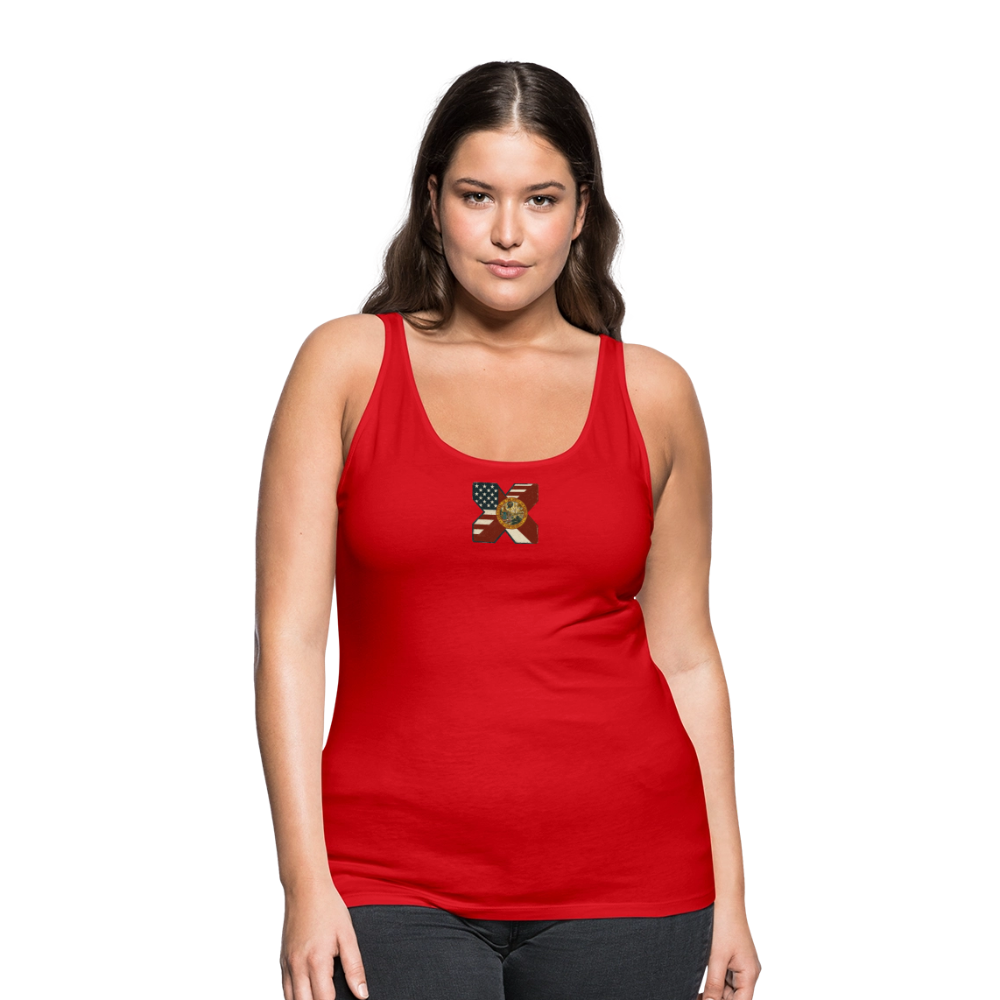 FLAmericans Women’s Premium Tank - red